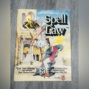 Spell Law I.C.E. Rolemaster #1200 Vintage 1984 RPG Spell Rule Book Fantasy Game